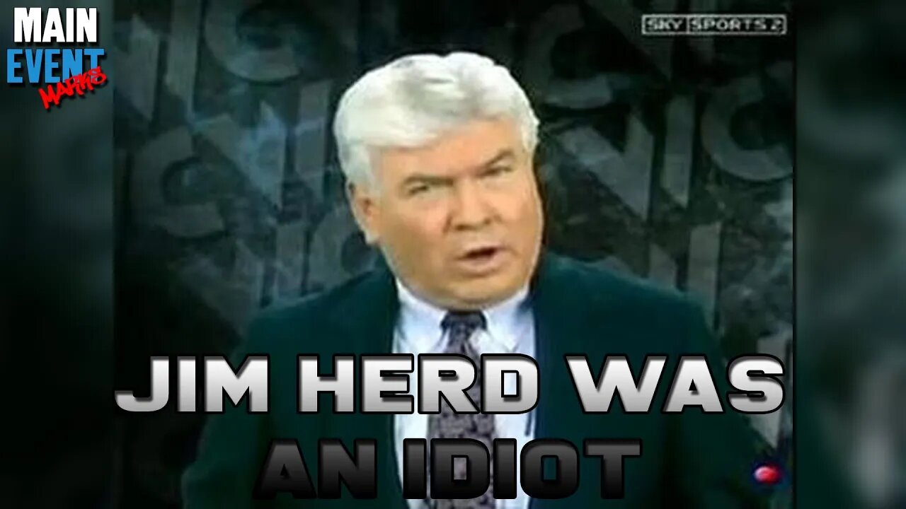 Jim Herd was an Idiot