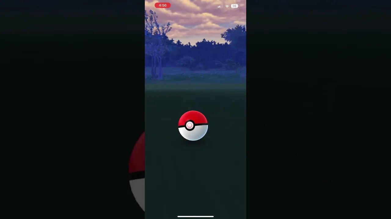 Pokémon Go - Catching Wurmple wearing a party hat (New Year’s 2023 Special Event Costume)