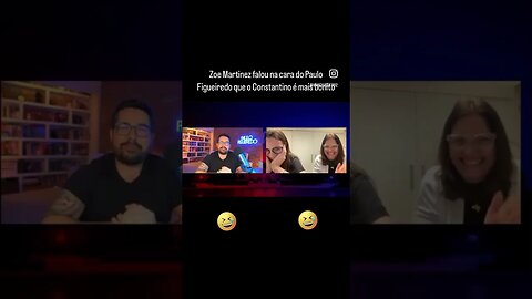 Zoe Martinez falou na cara do Paulo Figueiredo que o Constantino é mais bonito