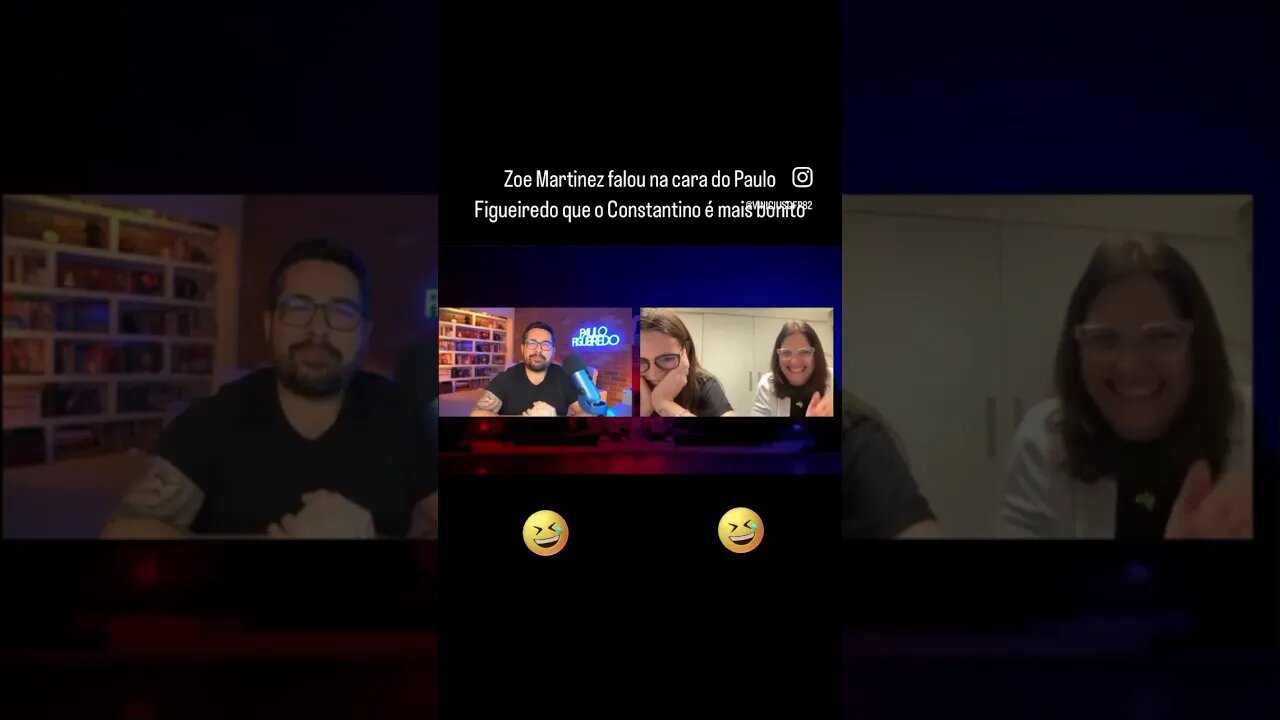 Zoe Martinez falou na cara do Paulo Figueiredo que o Constantino é mais bonito