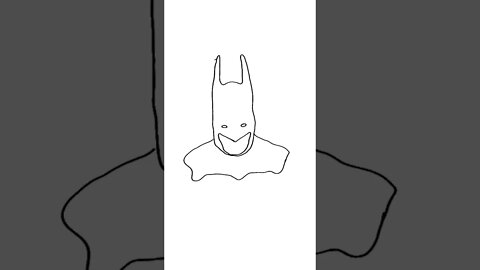 Draw Batman Easy and Fast #batman #art #drawing