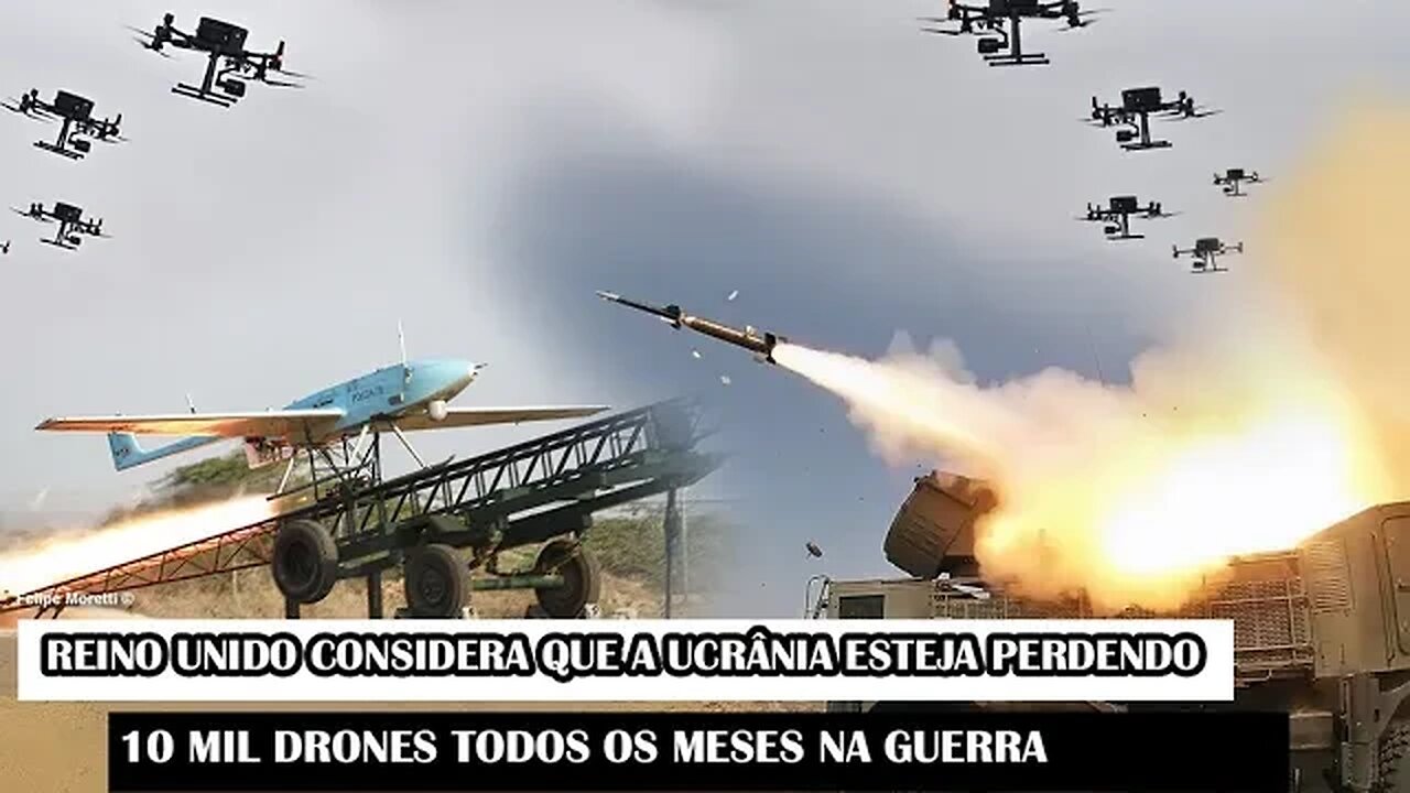 Reino Unido Considera Que A Ucrânia Esteja Perdendo 10 Mil Drones Todos Os Meses Na Guerra