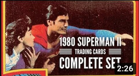 COMPLETE Superman II Trading Cards // Stuff I Like