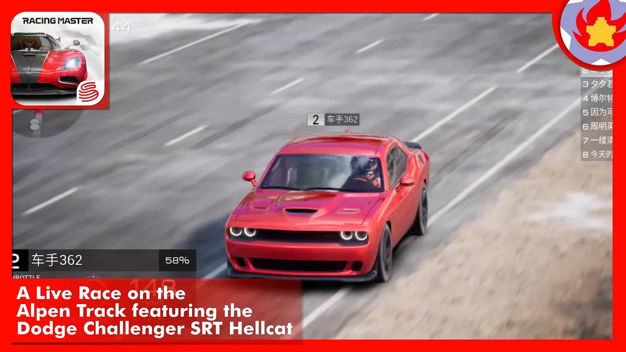 A Live Race on the Alpen featuring the Dodge Challenger SRT Hellcat | Racing Master