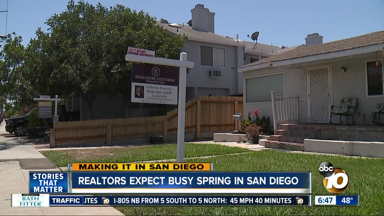 Making it in San Diego: Realtors expect busy spring for buyers and sellers