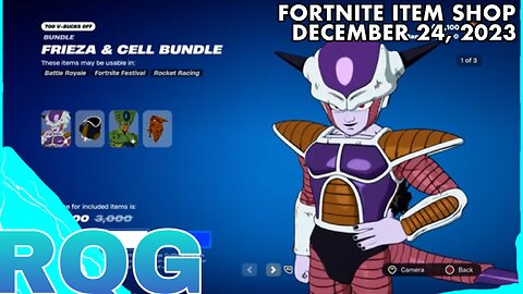 "NEW" FRIEZA & CELL ARE HERE! FORTNITE ITEM SHOP (December 24, 2023)