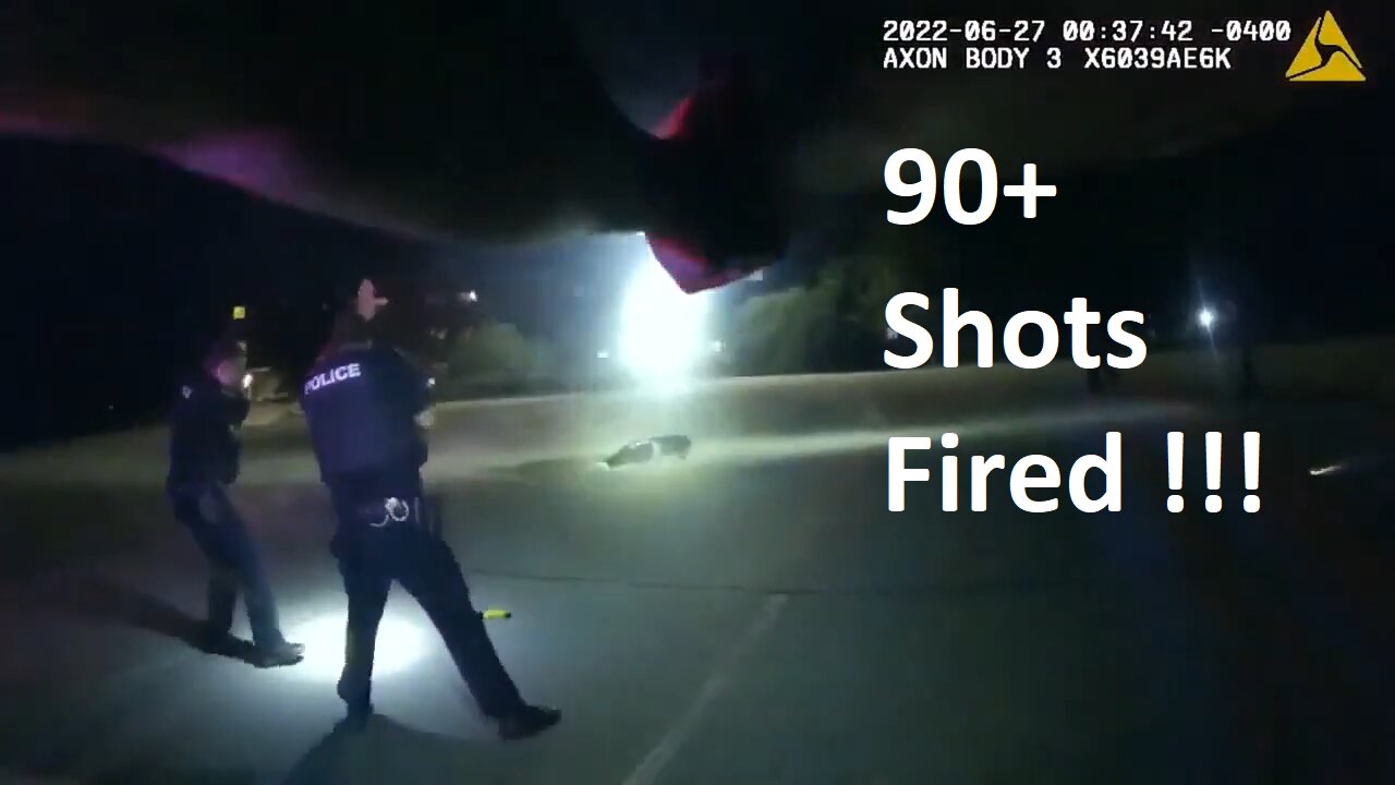 Police shoot at Jayland Walker over 90 times Akron Ohio Bodycam footage shows fatal shooting