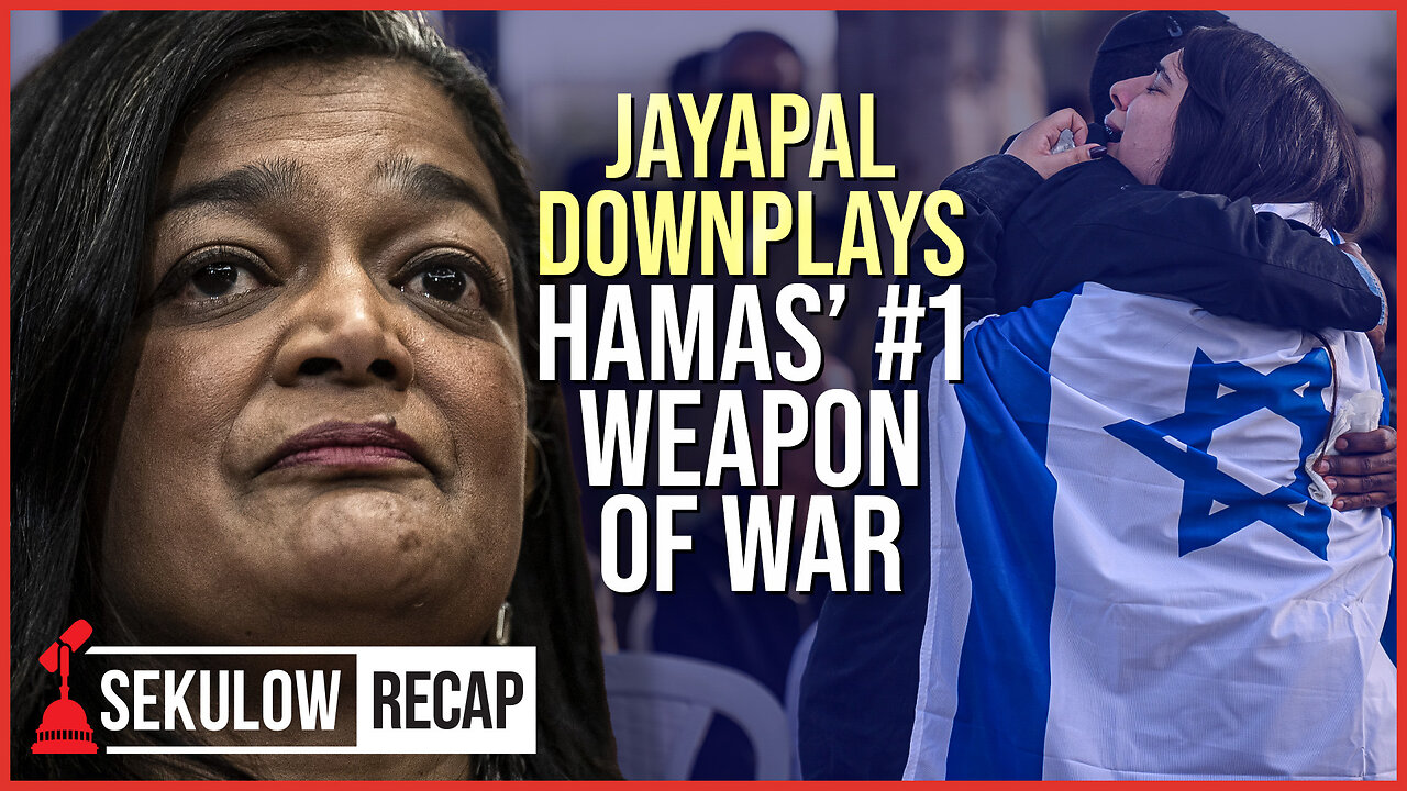 Antisemitic Rep. Jayapal Excuses Violent Assault By Hamas