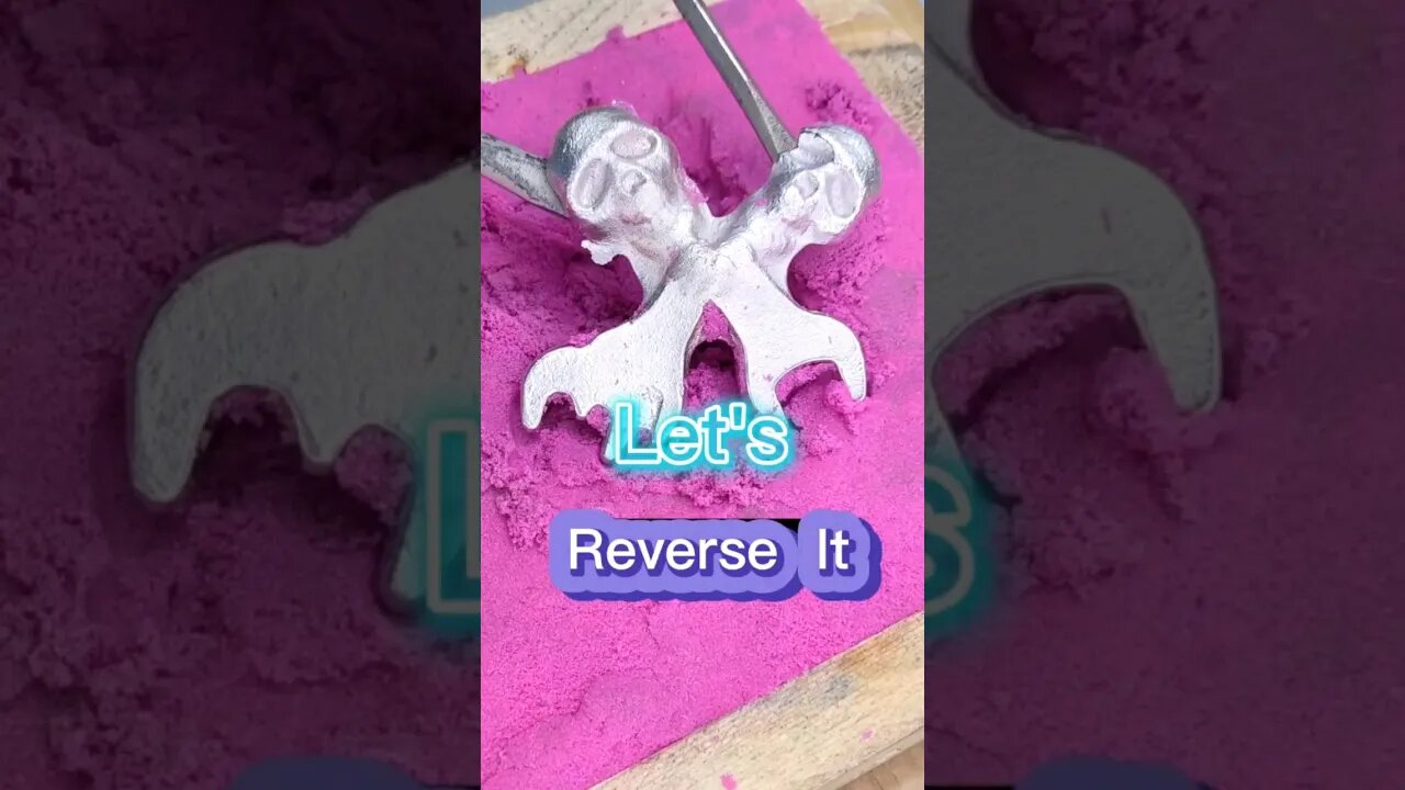 Crafting Metal in Reverse #reverse #shortsfeed #shorts