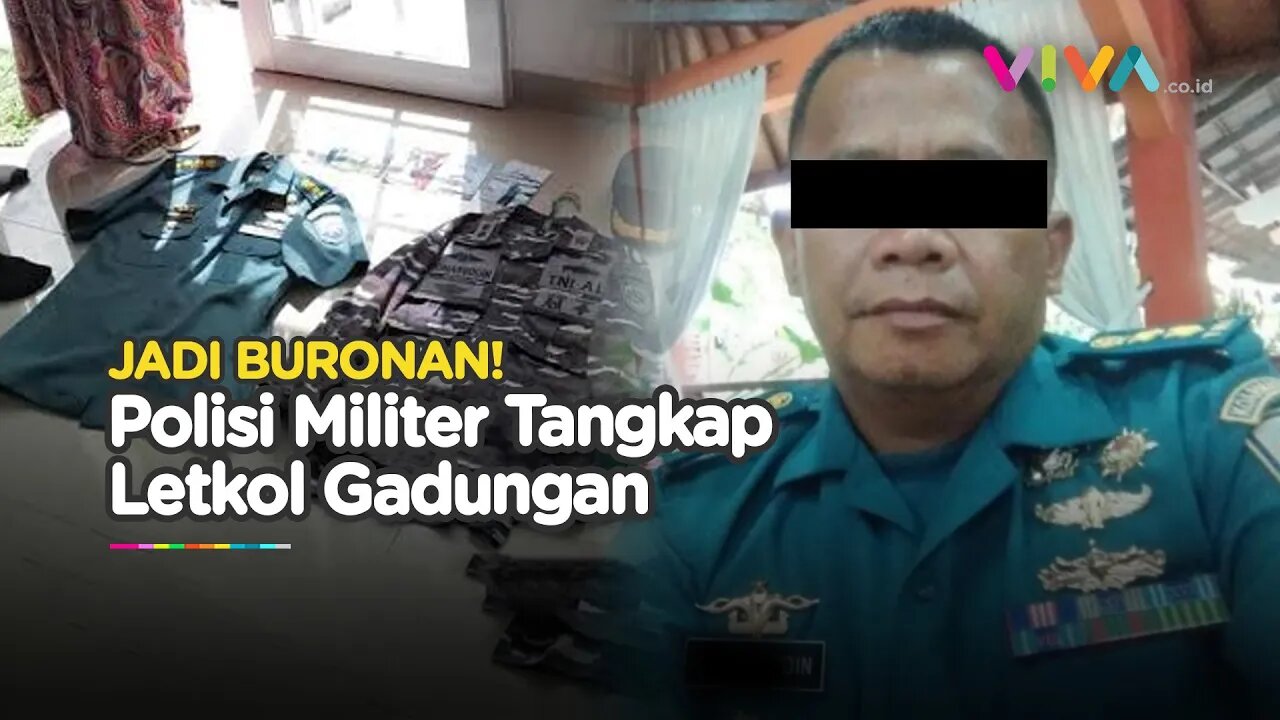 Letkol TNI Gadungan Ditangkap Polisi Militer Setelah Buron Berbulan-bulan