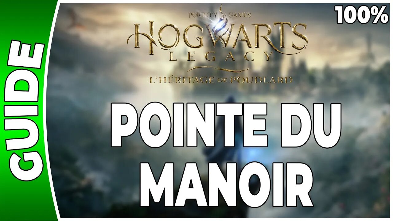 Hogwarts Legacy : l'Héritage de Poudlard - POINTE DU MANOIR - 100% Coffres, Pages, Demiguises