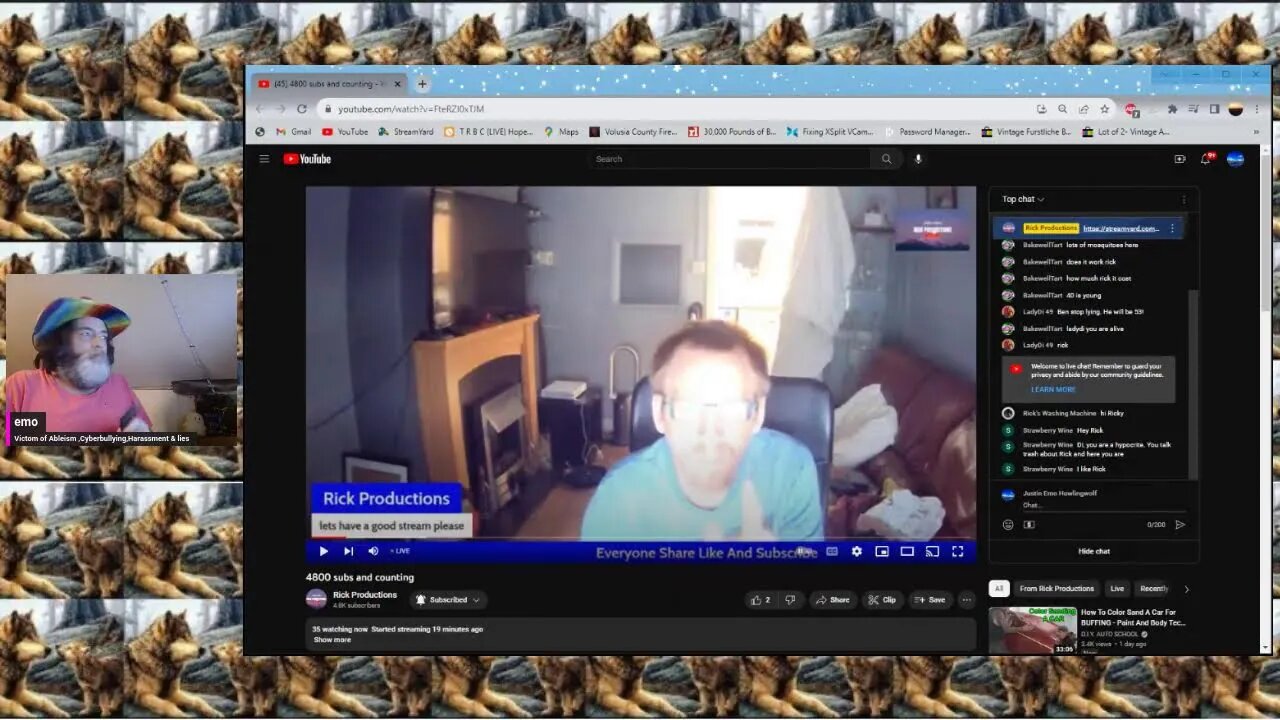 HERE WE GO AGAIN 4800 subs and counting WHO CARES RIC THERE USELES