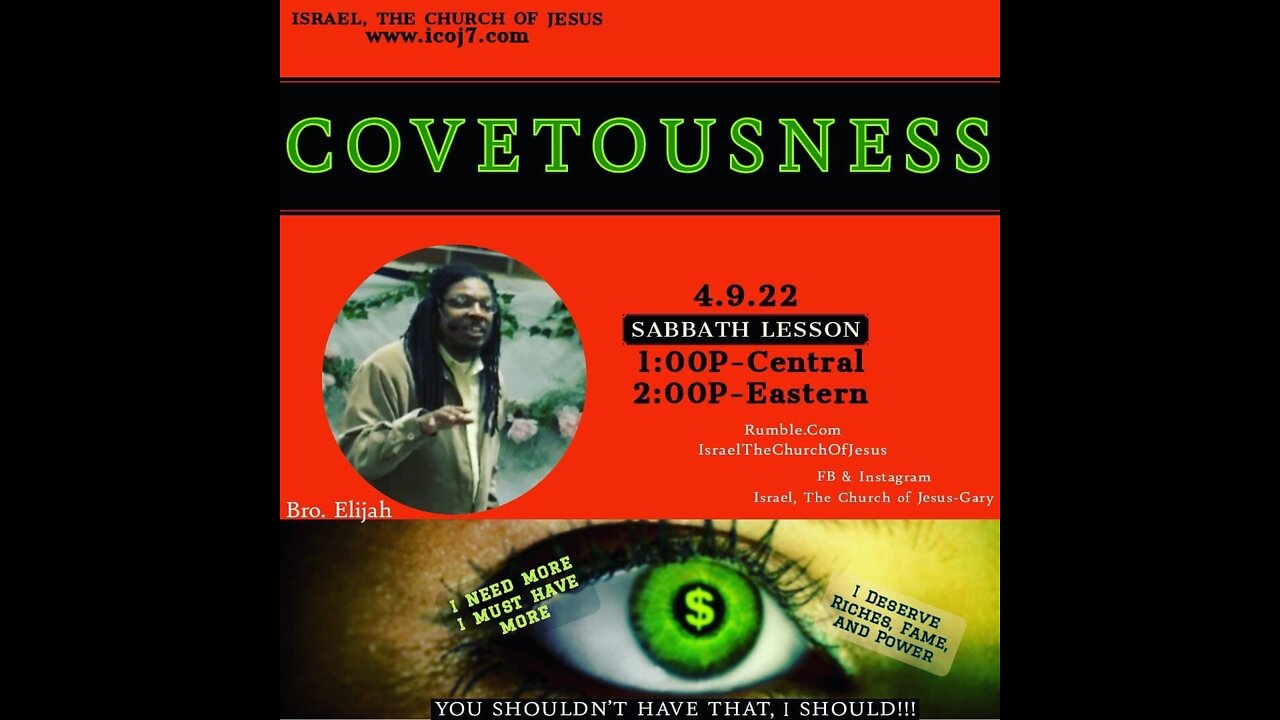 COVETOUSNESS