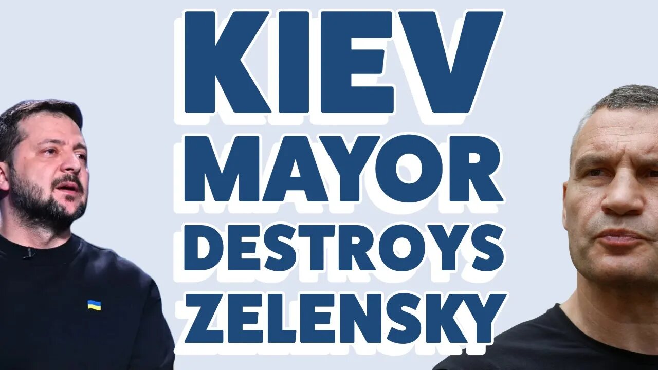 Kiev mayor gives Zelensky a taste of his own medicine