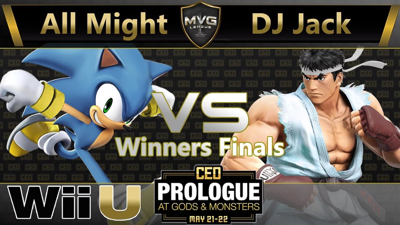 All Might (Sonic) vs. TGL|DJ Jack (Ryu) - Winners Finals - CEO Prologue