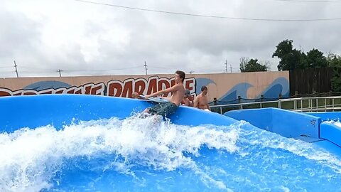 flowrider - Zach at Soak City, Kings Island (2022) #shorts