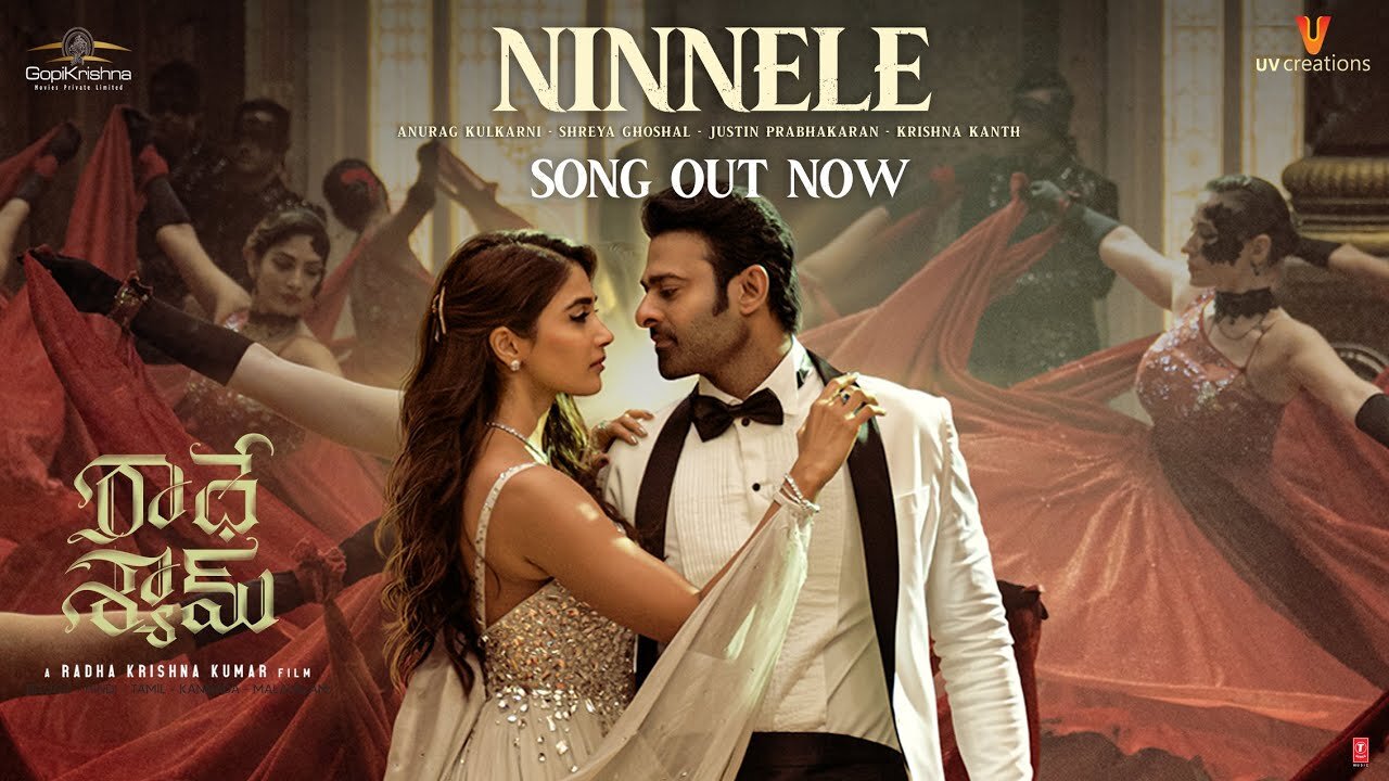 Full Video: Ninnele Song | Radhe Shyam | Prabhas, Pooja Hegde | Justin Prabhakaran | Krishna K