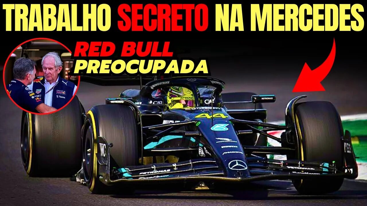 Hamilton diz que trabalho da Mercedes é secreto | Red Bull preocupada com vice de Perez