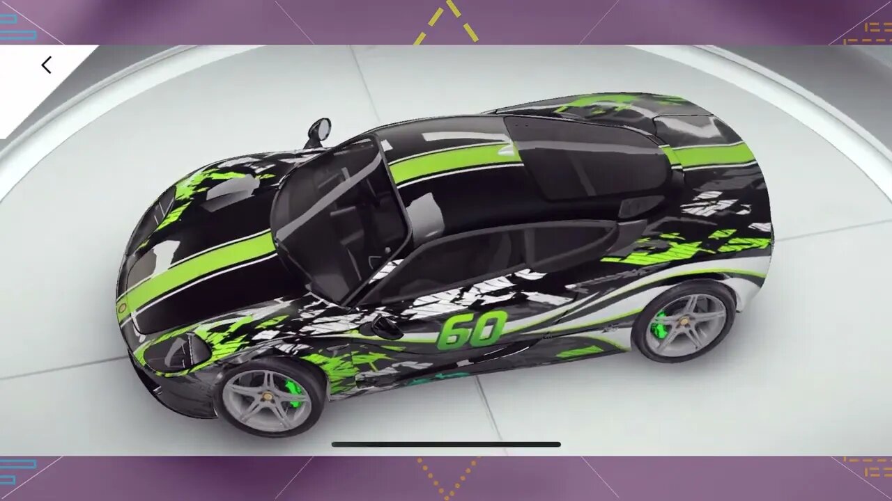 [Asphalt 9 China (A9C/C9/狂野飙车9)] Ginetta G60 Decal | Royal Tour (British Tour) Season