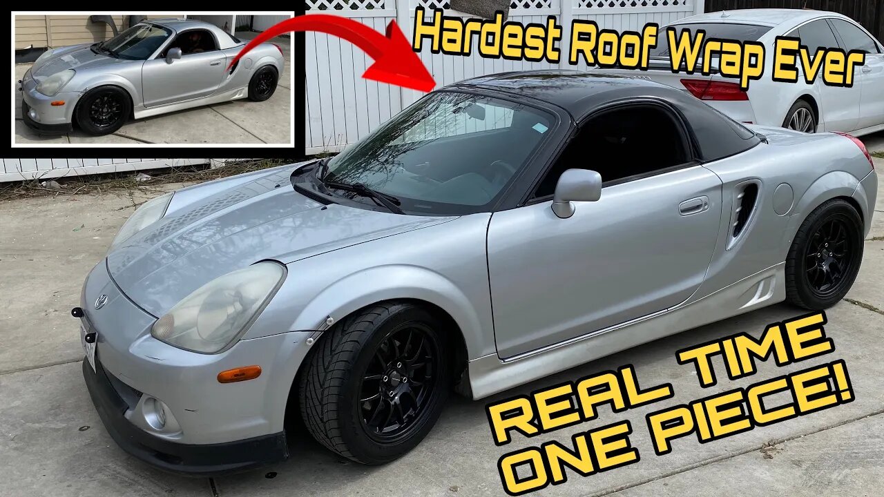 REAL TIME ONE PIECE THE HARDEST ROOF | MR2 Spyder Hardtop