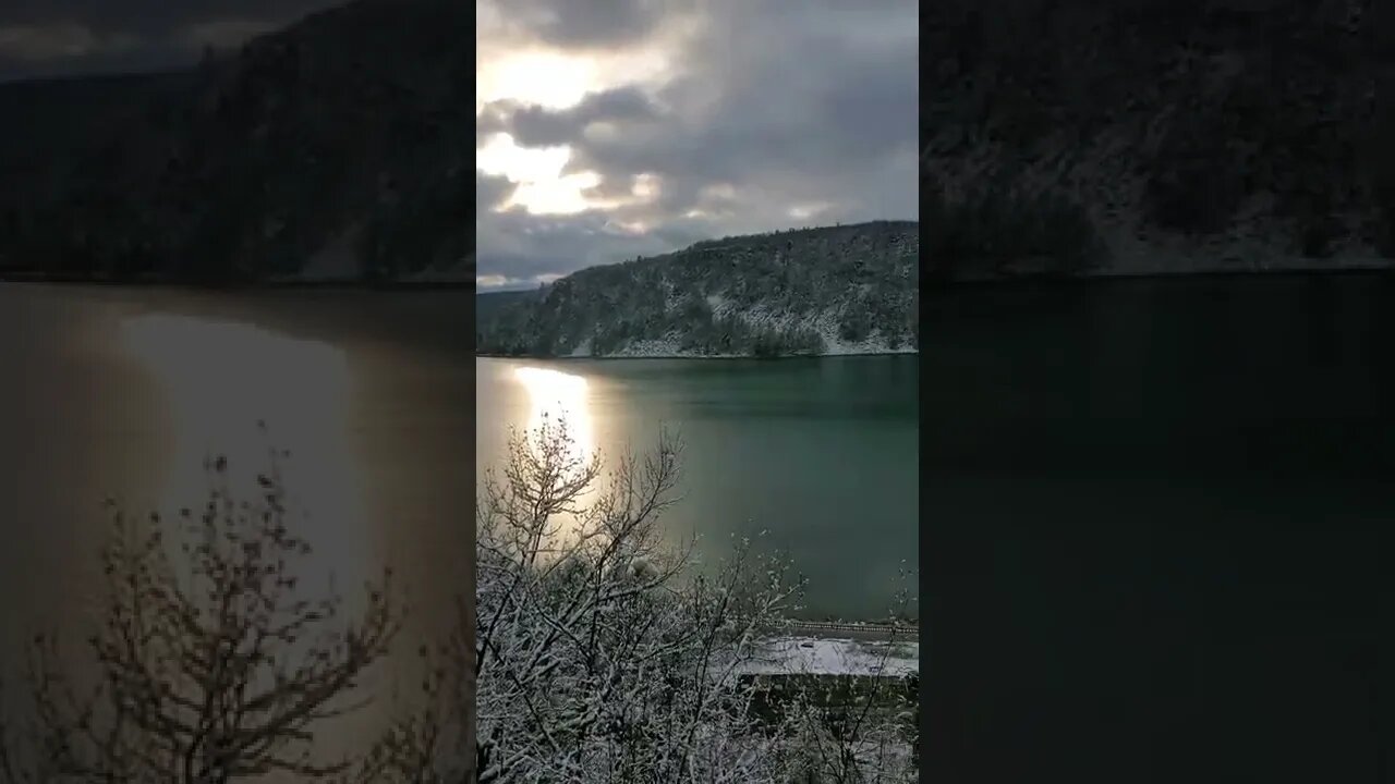 awesome Devils lake overlook.
