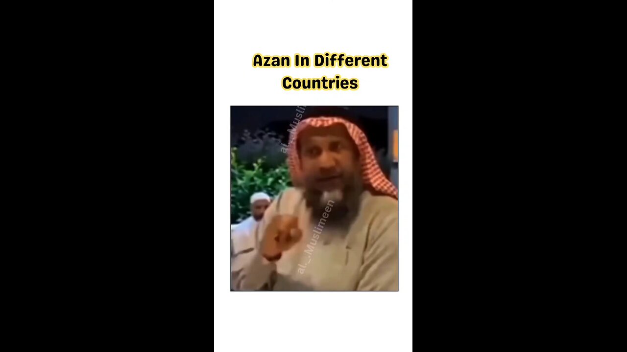 azan in different voice in different countries