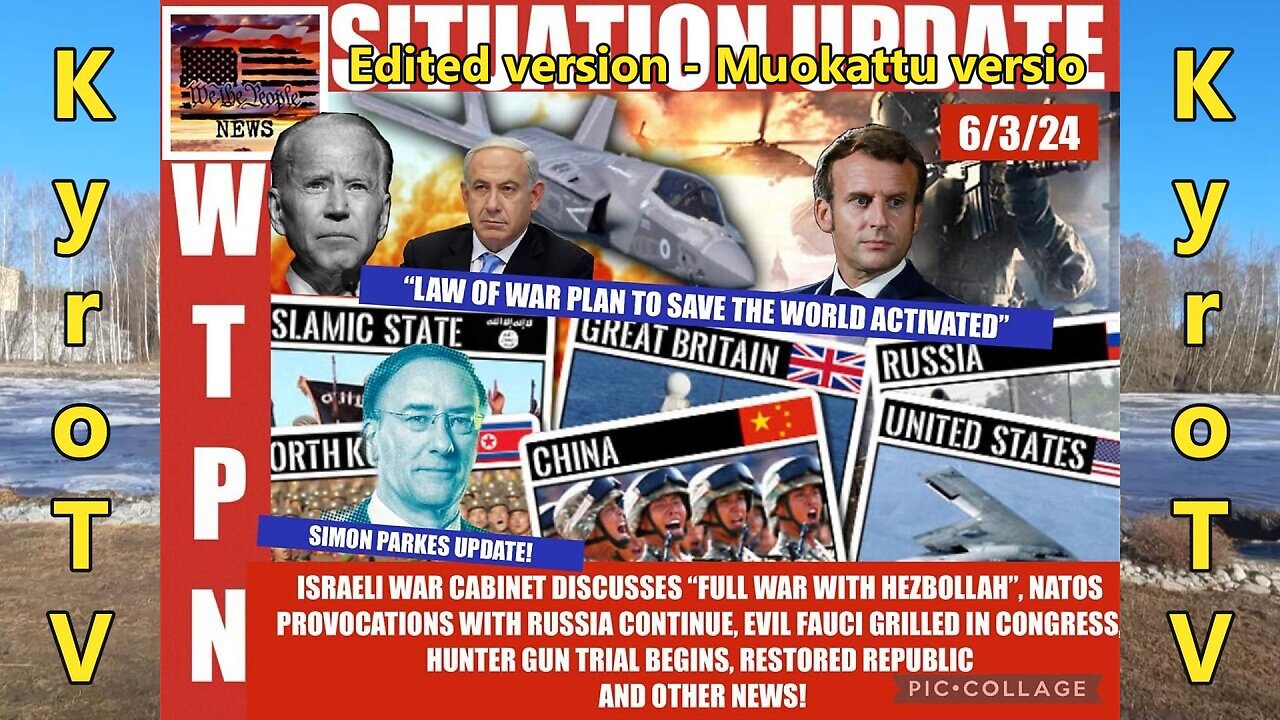Situation Update - June 3, 2024 (edited version) (Swedish subtitles)