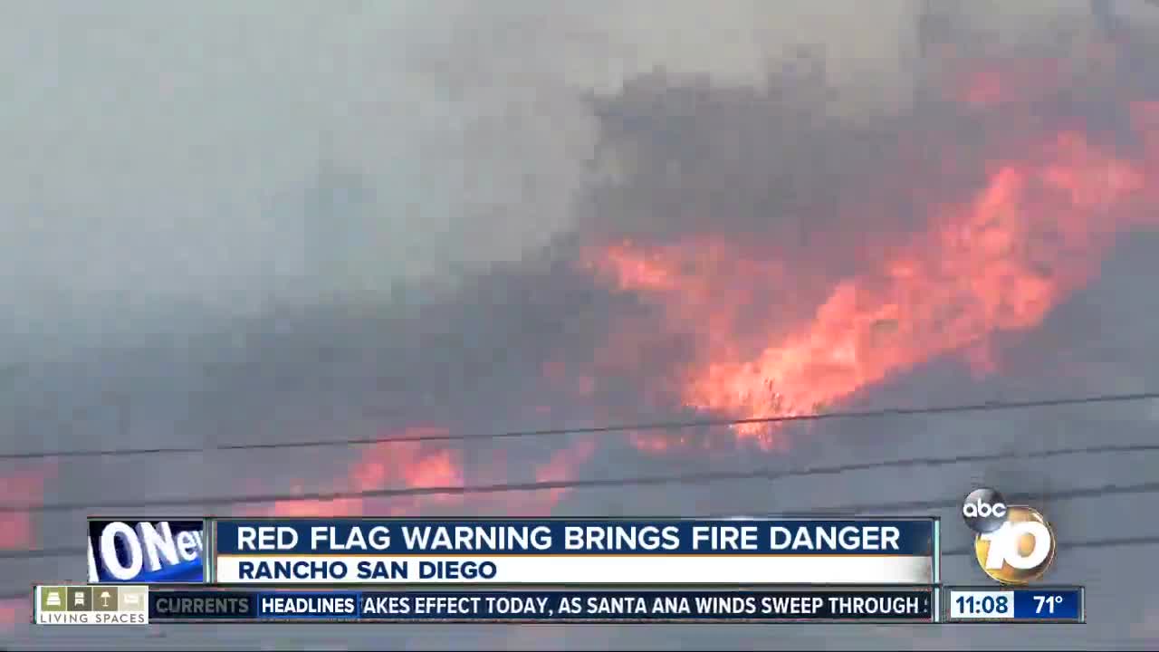 Cal Fire ramps up response as red flag warning brings fire danger