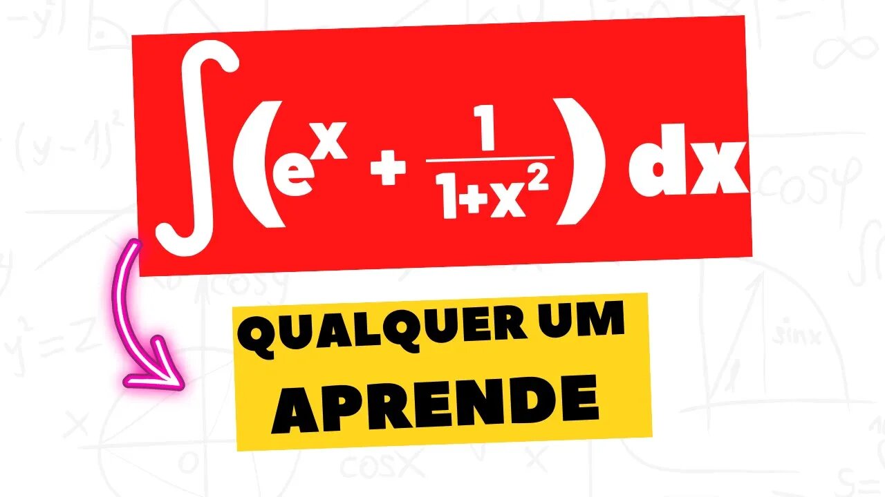 ( DETALHADO) COMO RESOLVER INTEGRAL INDEFINIDA | CALCULO | @Professor Theago