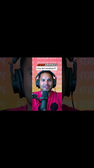 A SIMPLE UNDERSTANDING OF MEDITATION FOR ANXIOUS PEOPE#shorts