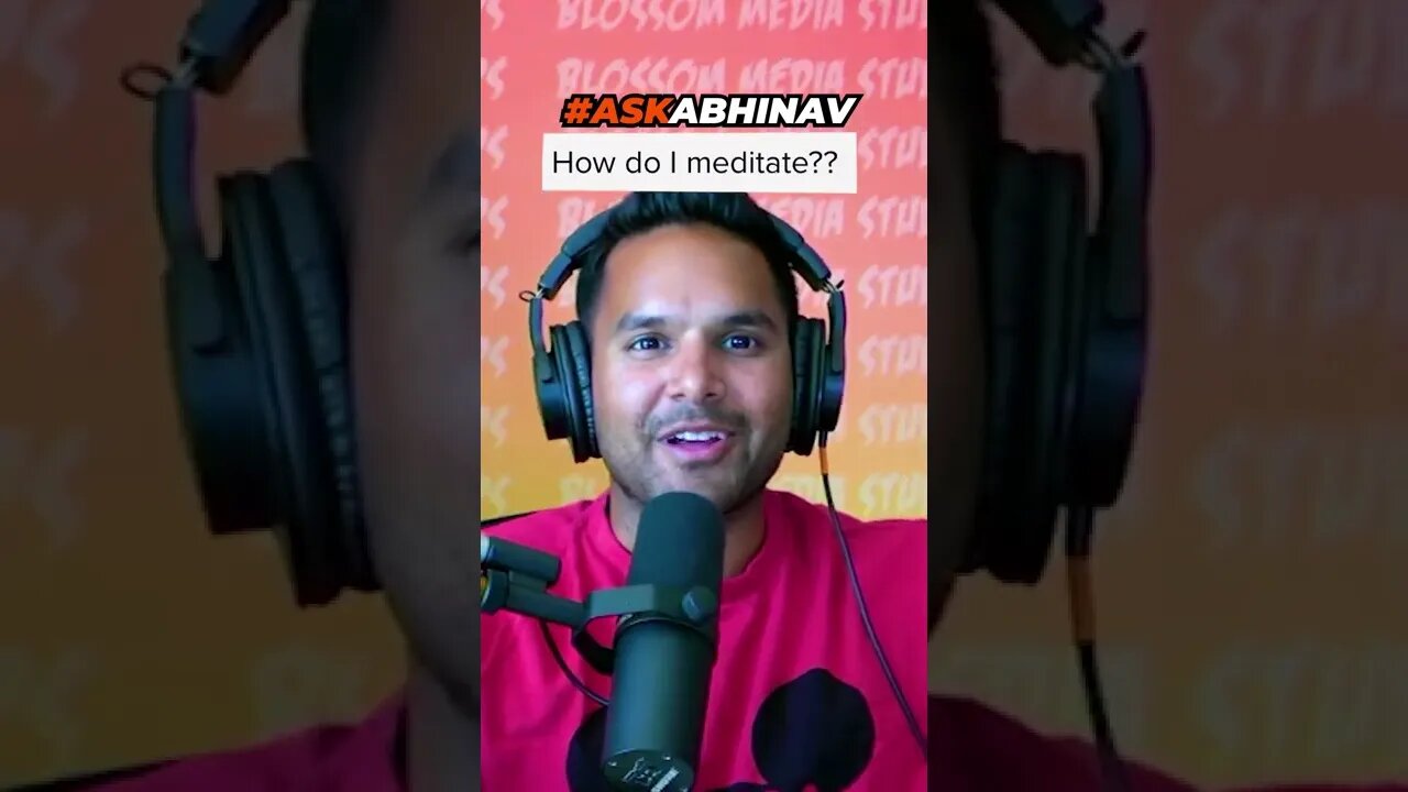 A SIMPLE UNDERSTANDING OF MEDITATION FOR ANXIOUS PEOPE#shorts