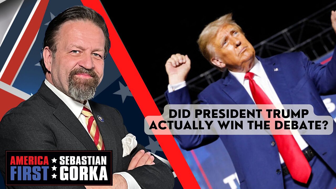 Did President Trump actually win the debate? Lord Conrad Black with Sebastian Gorka on AMERICA First