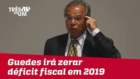 Em Davos, Paulo Guedes diz que irá zerar déficit fiscal de 2019