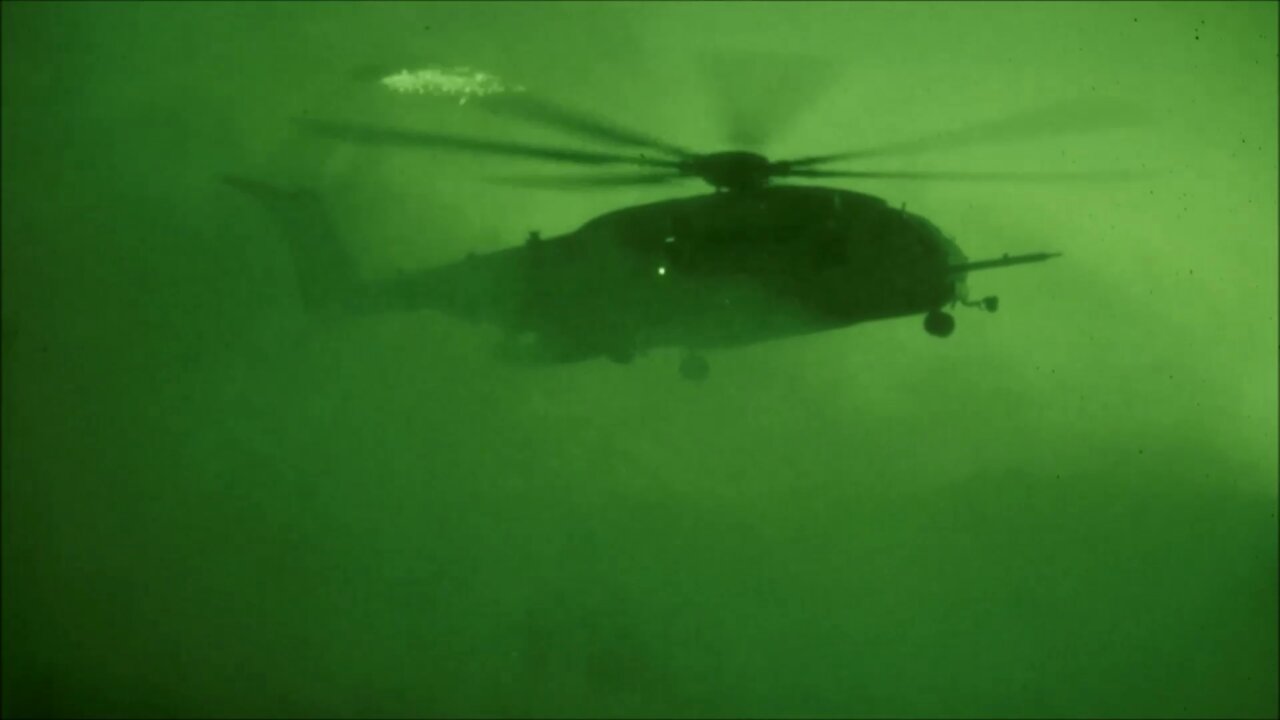 Marine Helicopters Conduct Nighttime External Lift - WTI 2-22