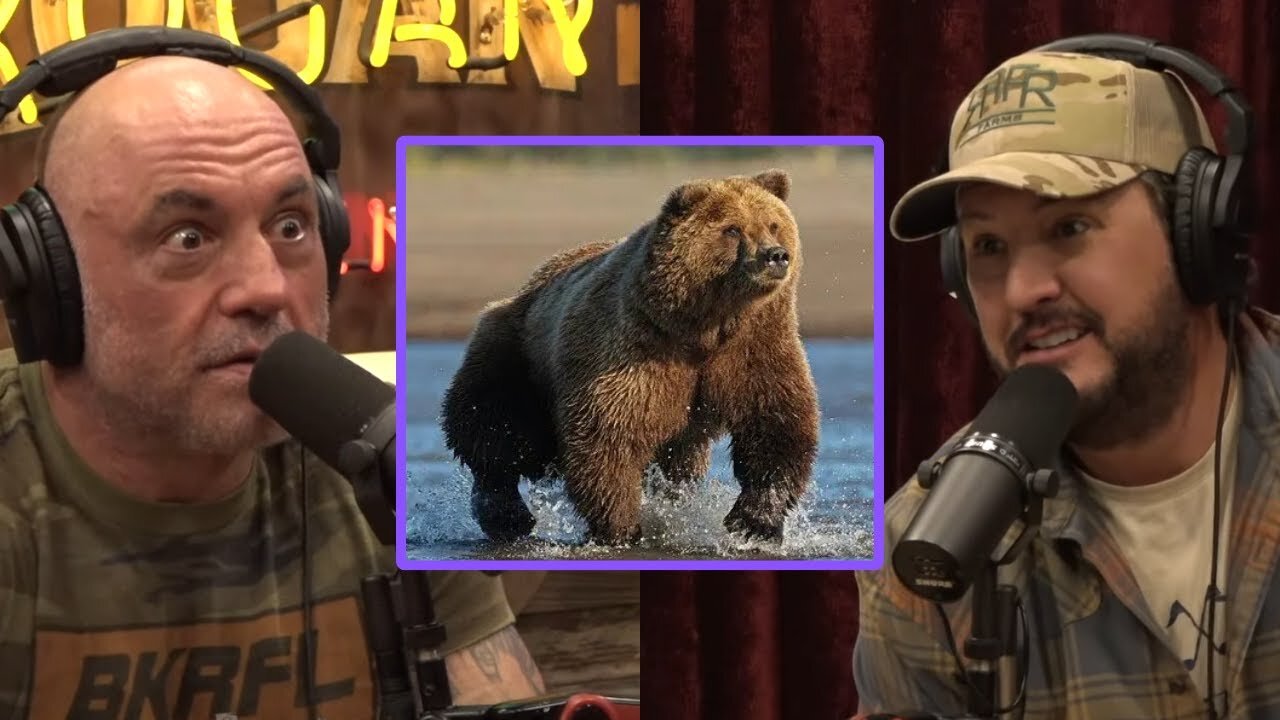 Luke Bryan's Close Call with a Grizzly Bear - Joe Rogan