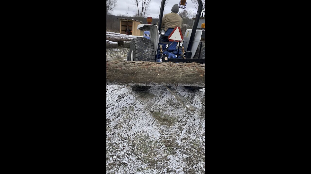 Loading logs with the Ford 6610