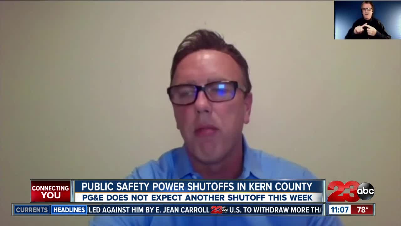 PG&E provides an update to statewide Public Safety Power Shutoffs