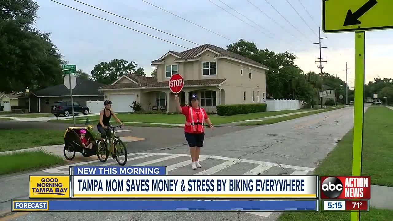 Tampa mom gets in killer shape, saves money by riding her bike everywhere around town