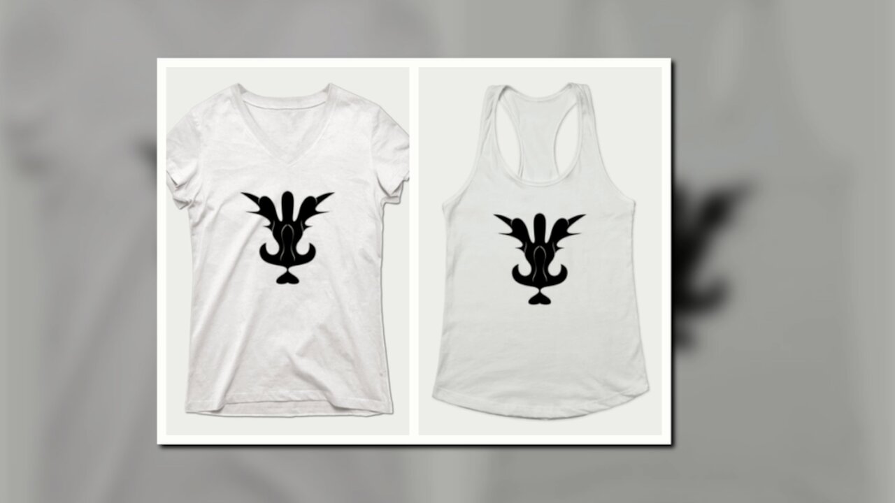T-SHIRT ABSTRACT DRAWING. SAMER BRASIL (TEEPUBLIC)