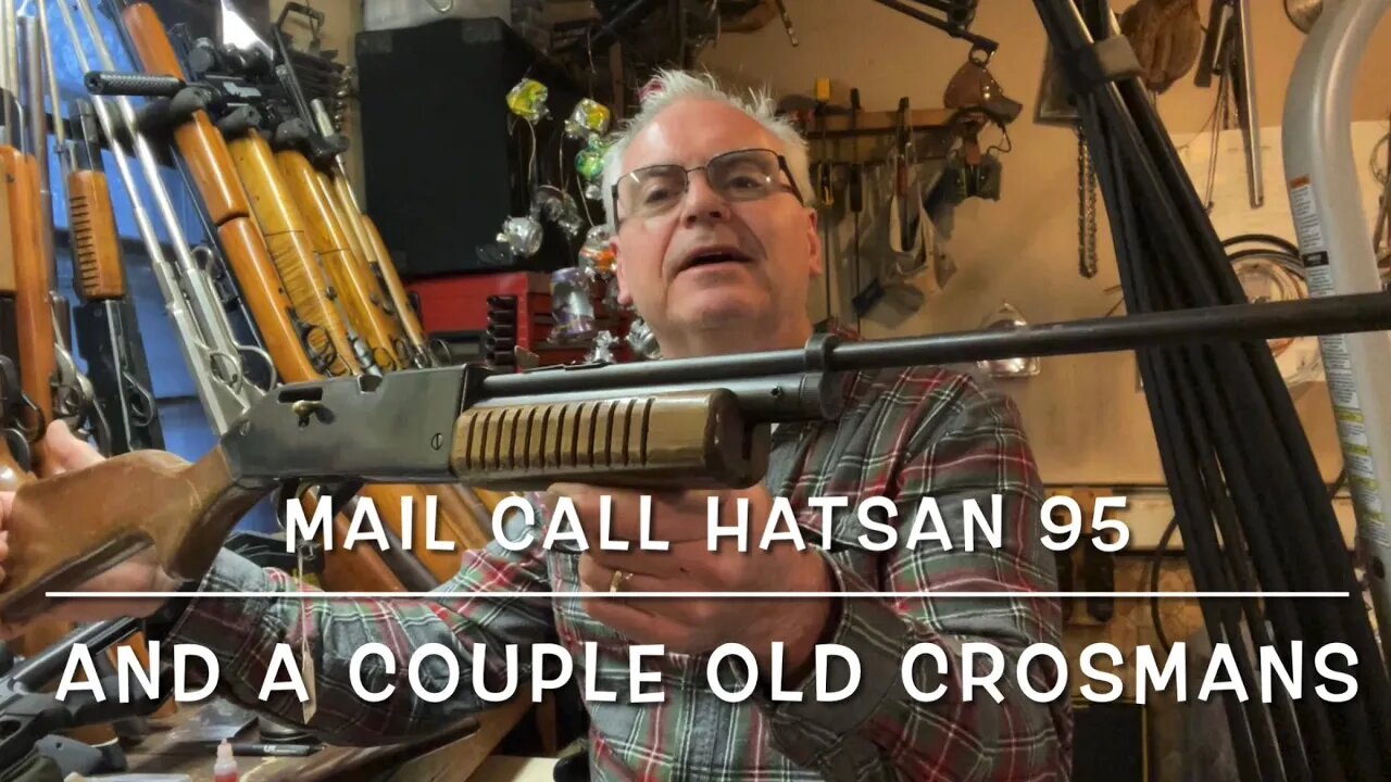 Mail call with the Hatsan model 95 22 caliber springer and a couple old Crosmans 760 & 73