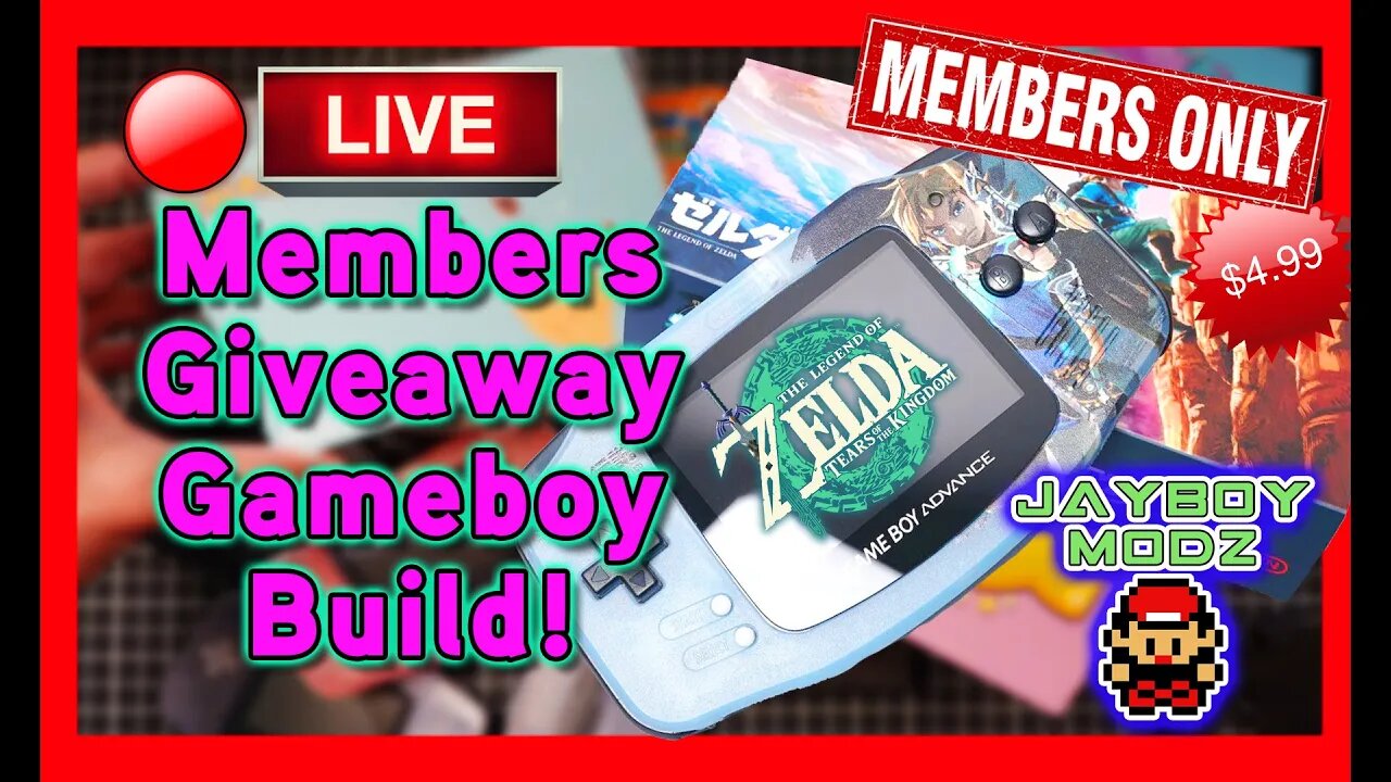 BOTW GBA 👉🏽Members Giveaway Build Stream!! LIVE!🔴