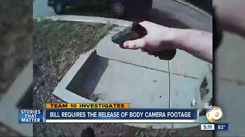 Bill requires the release of body camera footage