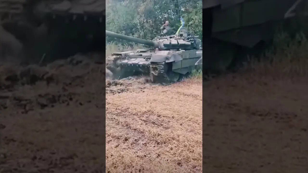 Ukrainian trophy tank
