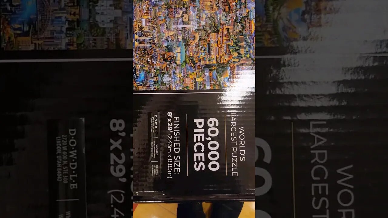 Building the 60,000 piece What a Wonderful World Jigsaw Puzzle for the 2nd Time!! #puzzle