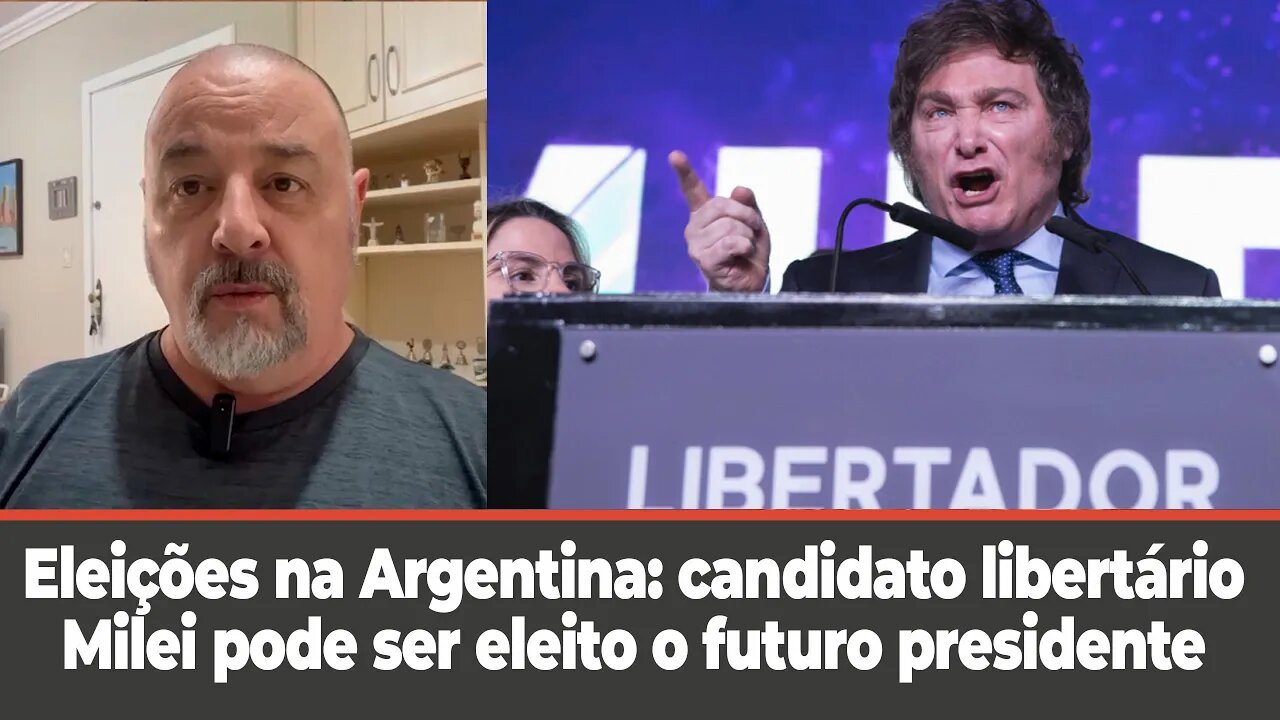 Eleições na Argentina: candidato libertário Milei pode ser eleito o futuro presidente