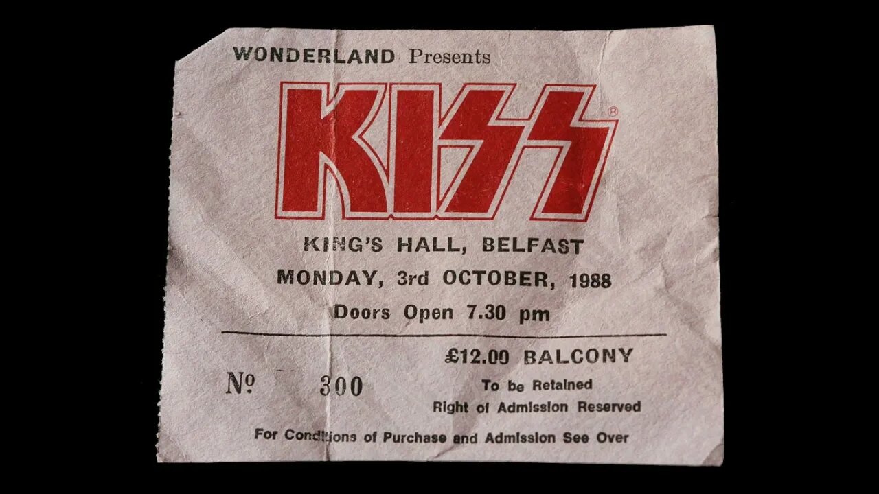 Kiss Live in Belfast N Ireland 1988