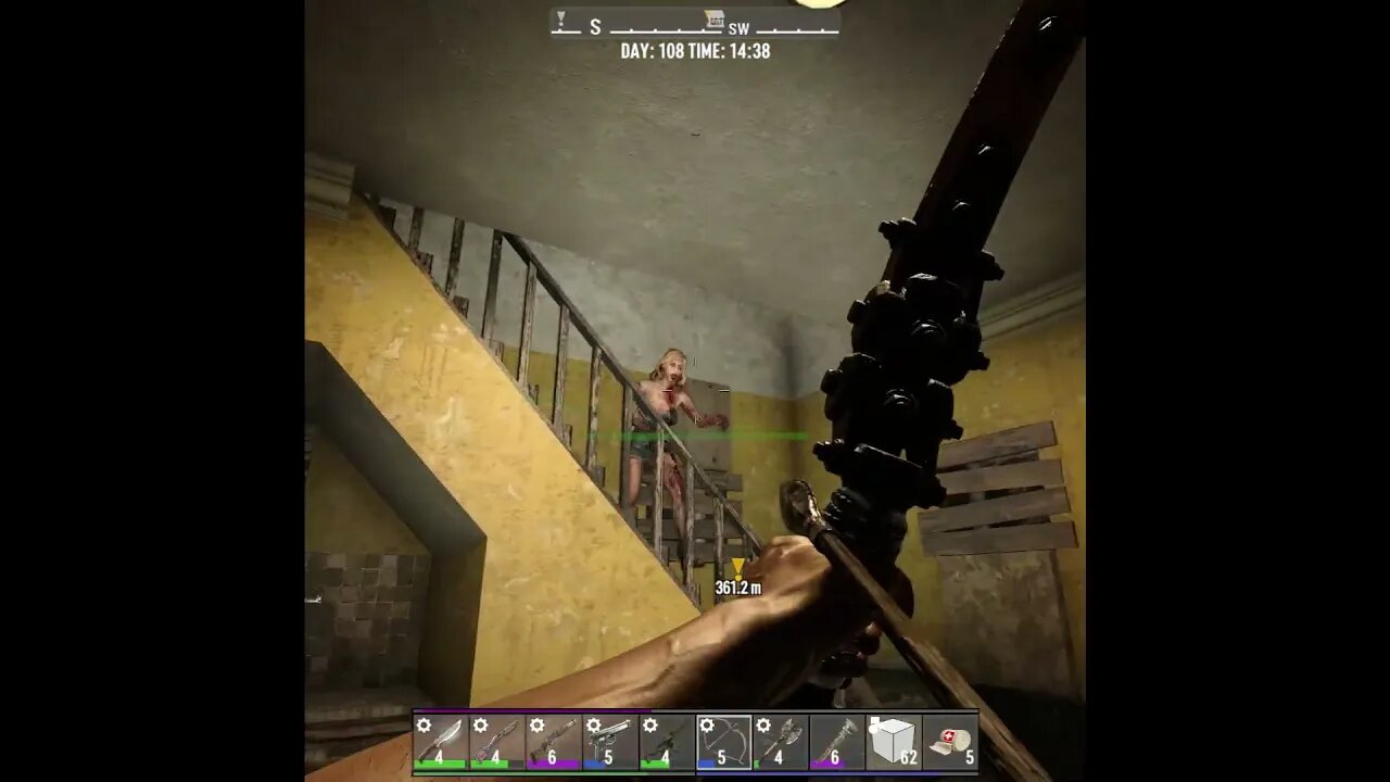 Bows + Agile + Calmness = death to zombies | 7 Days To Die | Alpha 21 #oldgoatgaming #7dtd #alpha21