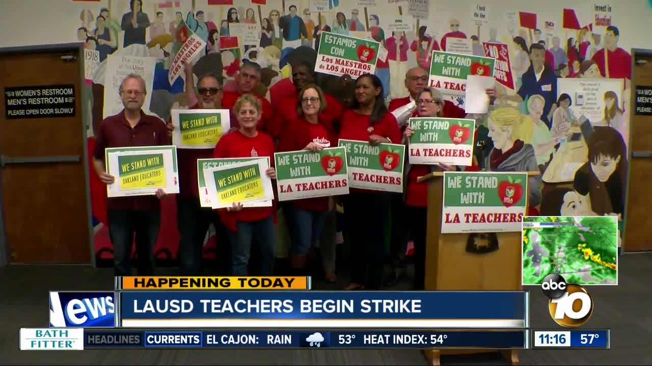 Los Angeles teachers go on strike