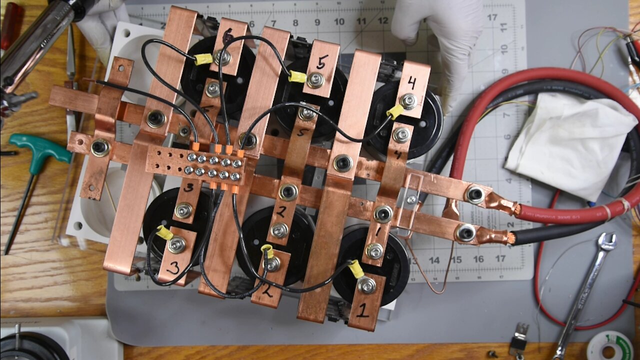 6 Caps, 6 Switch Boards = Testing Time (CD Welder Project Part 5)