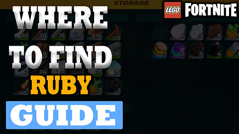 Where To Find Ruby In LEGO Fortnite